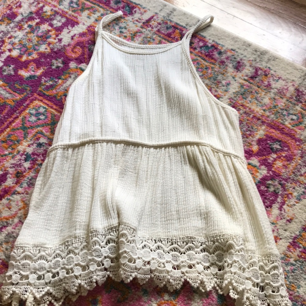 O’Neill crochet tank